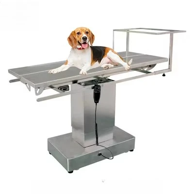EUR VET Multifunctional Veterinary Medical Surgery Pet Dog Stainless Steel Electric Operating Table Disposable Examination Table