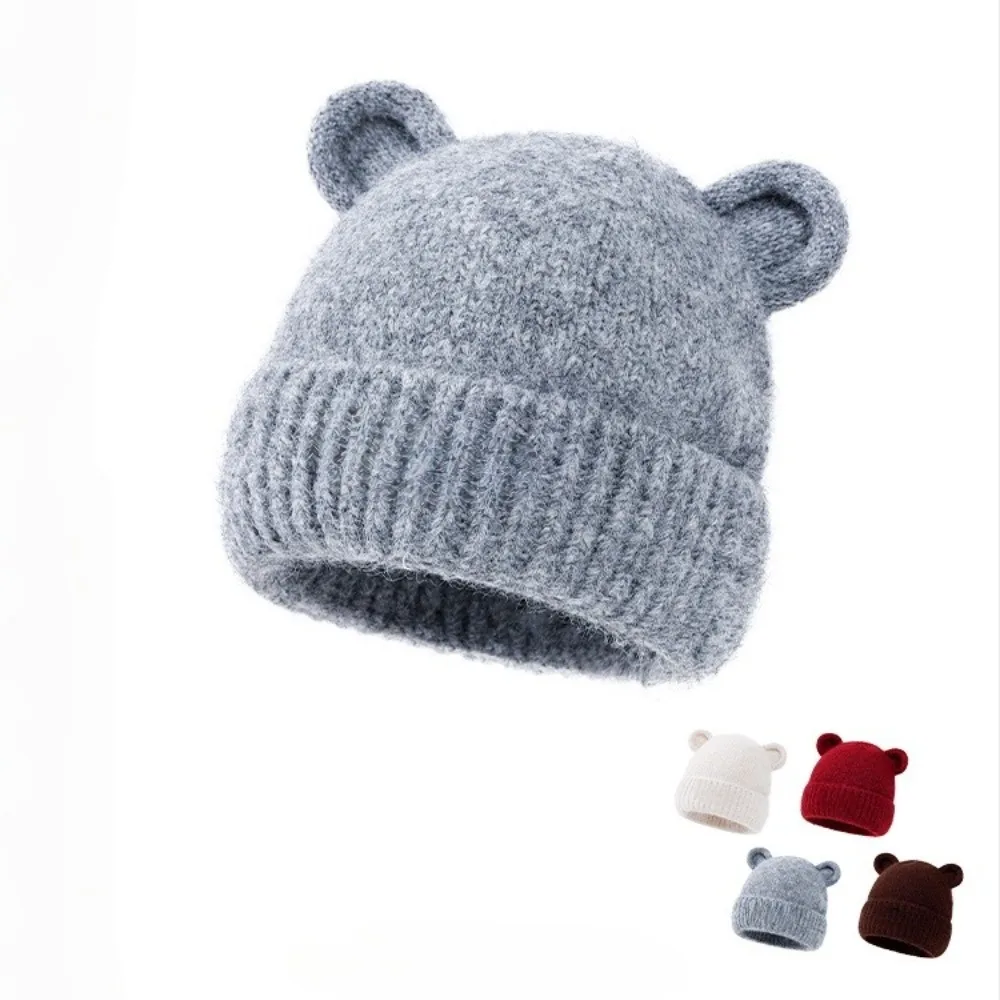 

Autumn Winter Warm Hat Warm Earmuff Hat Versatile and Stylish Felt Hat Holiday Gift High-end Knitted Hat Cute and Slimming Face