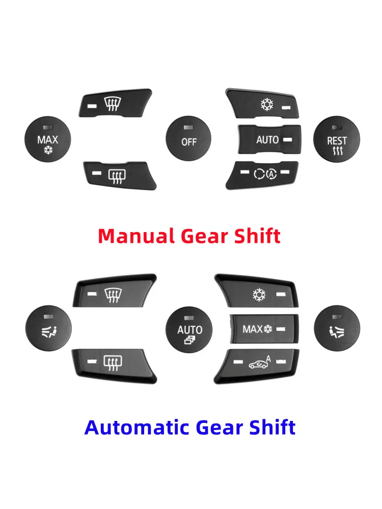 For BMW 5 Series E60 E61 523 525 528 530 535 2003-2010 Car AC Control Air Conditioning Buttons Button Repair Kit