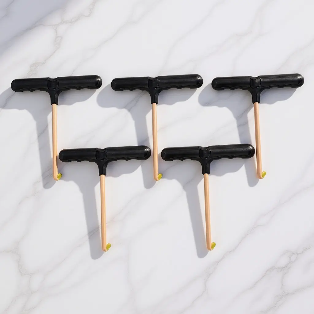 

5 шт. Износостойкие Т-образные пластиковые/металлические крючки для затягивания шнурков для хоккейных и роликовых коньков, для домашнего и спортивного использования