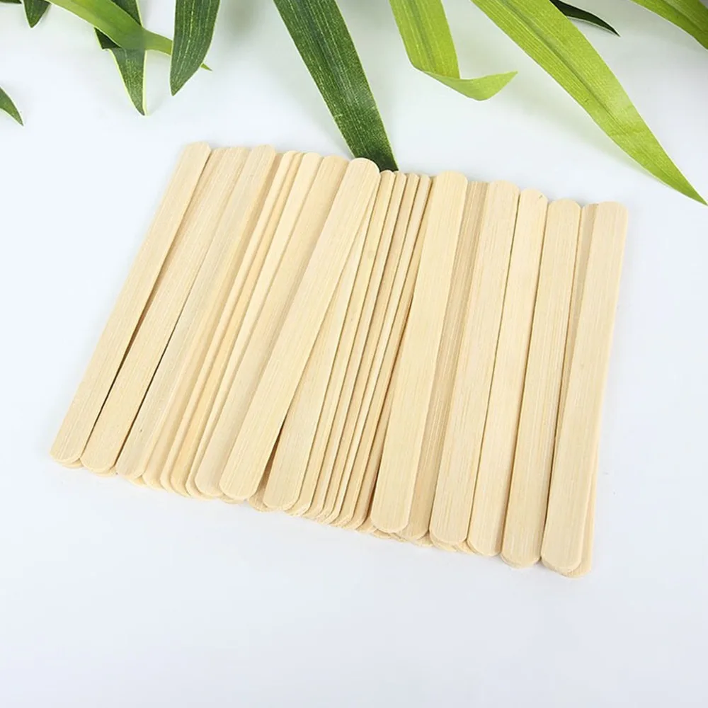 100pcs Ice Cream Bags Popsicle Stick  Cube Maker  Tools Mold Special-Purpose Wooden Craft   cream packaging bag