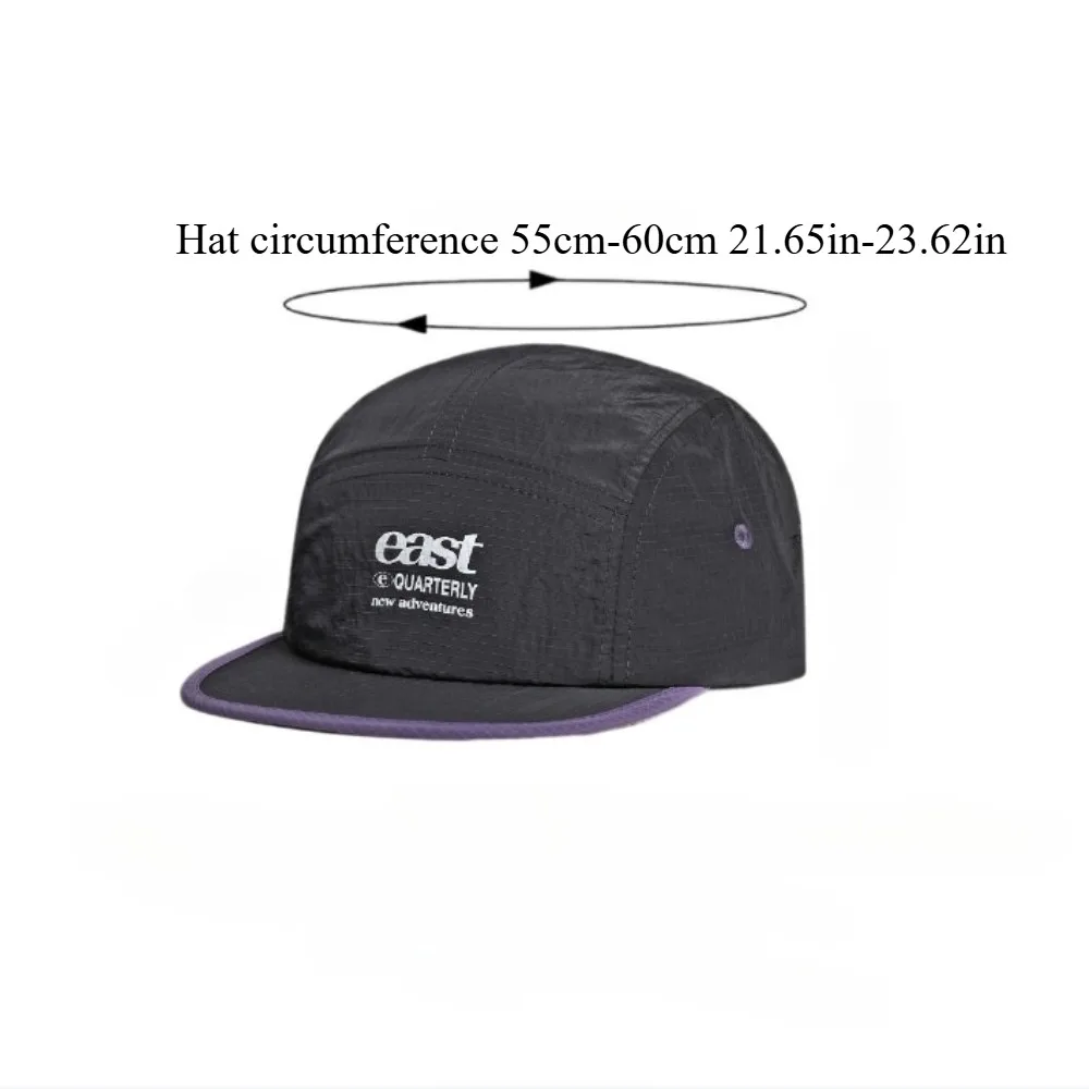 Color Block Short Brim Cap Quick-Dry Woven Mesh Fabric Unisex for Men Women Perfect for Outdoor Running Cycling and Fashion