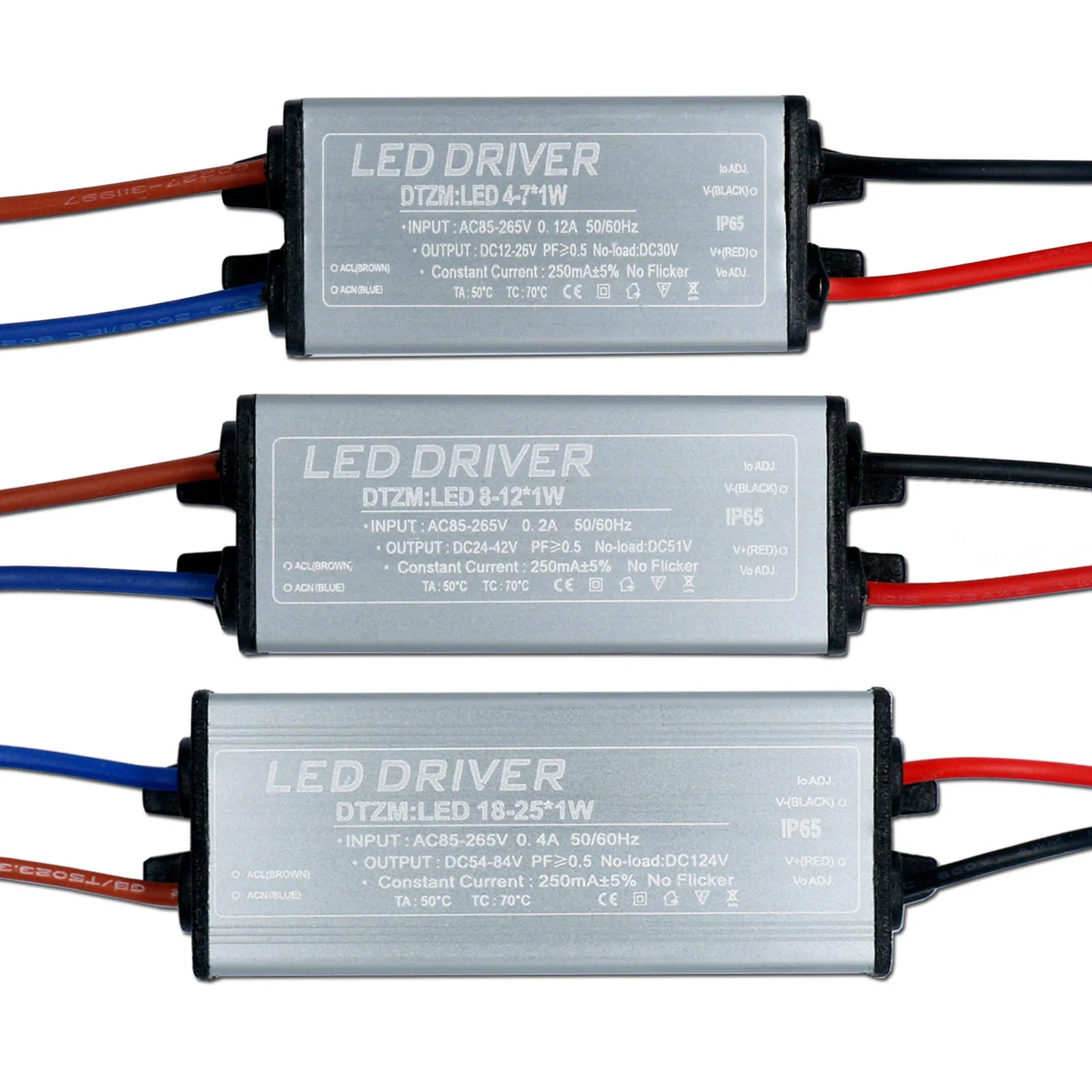 LED Waterproof Driver 1W-36W For LEDs 85-265V Power Supply Constant Current Voltage Control Lighting Transformers