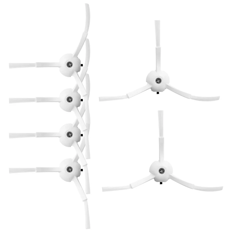 ABLU-6Pcs Side Brush Replacement For Xiaomi Roborock S6 S6 Pure S5 S5 Max S4 E4 E20 E25 E35 C10 S50 S51 Robot Vacuum Parts