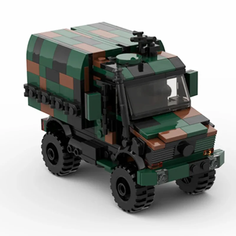 Moc Building Bricks modello militare esercito tedesco U1300 tecnologia per auto corazzata blocchi modulari regali giocattoli per bambini assemblaggio fai da te