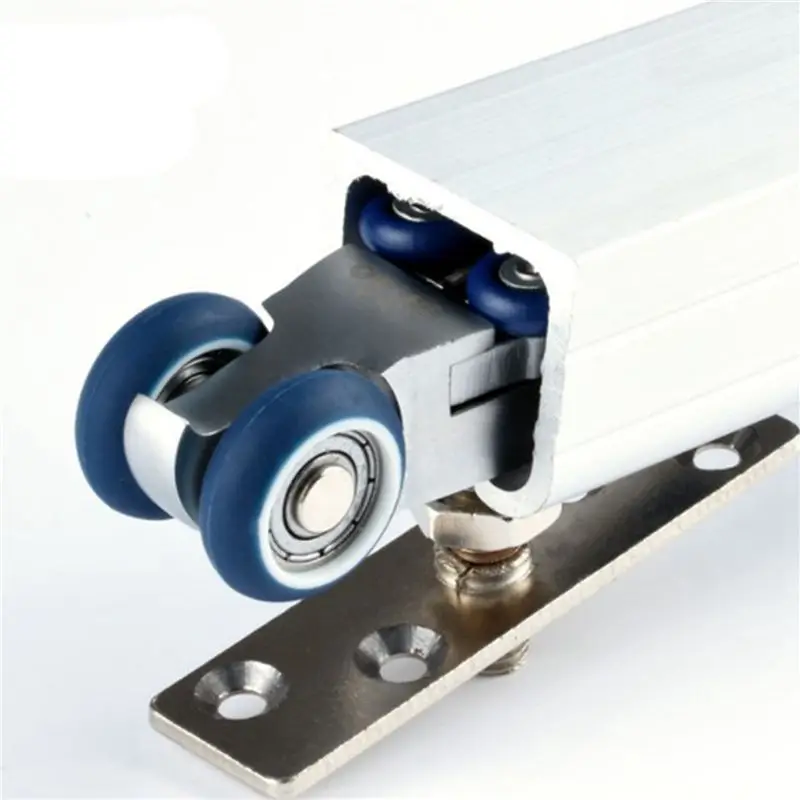 4X Bifold Door Hardware Wooden Sliding Door Pulley Furniture Hardware Wheel Barn Door Roller-AT36 view 3