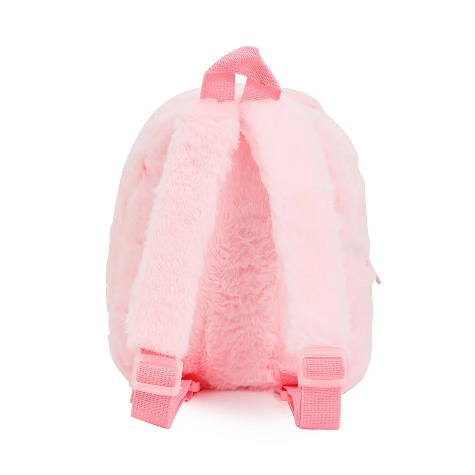 Unicorn Plush Big Eyed Backpack Kindergarten Children\'s Cartoon Backpack Little Girl Backpack Girl Daily Matching Knapsack