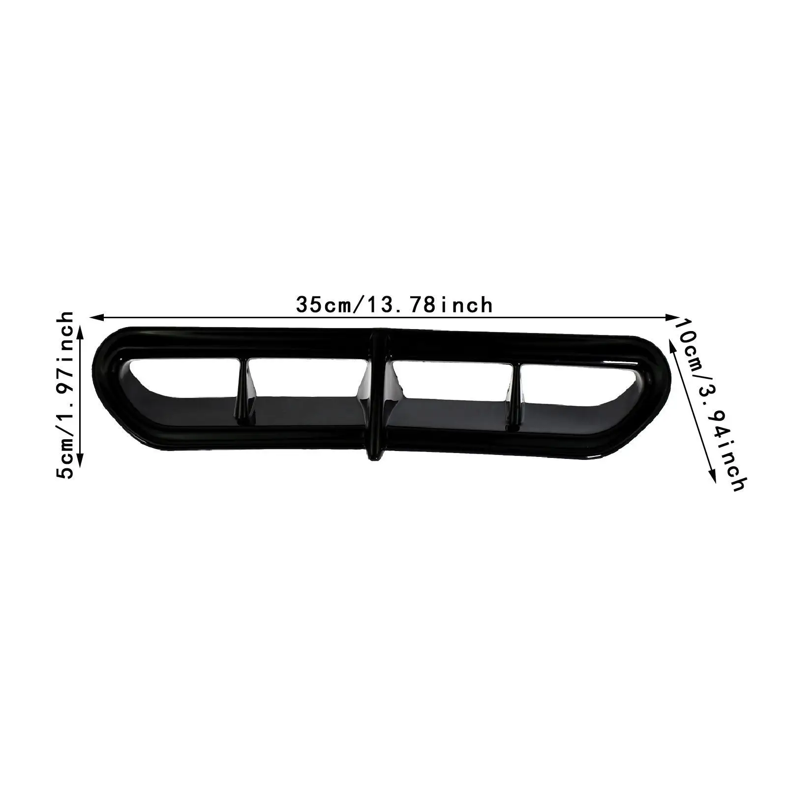 Motorcycle Front Fairing Vent Accent ABS Plastic Durable Replacement Cover Easy Install for Maintenance and Performance