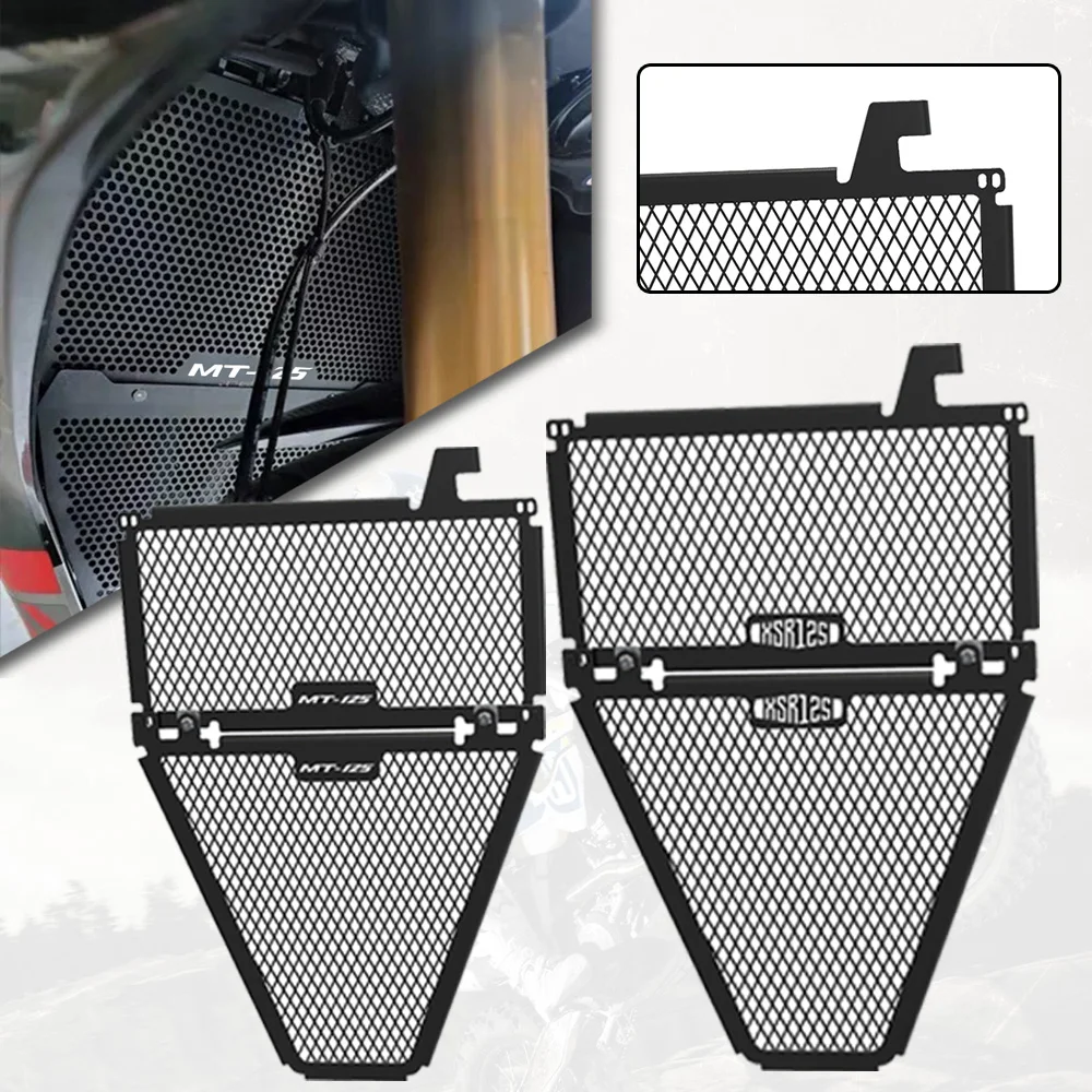 

2024, решетка радиатора с ЧПУ, защитная крышка, комплекты масляных защитных ограждений для головки блока цилиндров для Yamaha MT-125 MT125 XSR-125 XSR125 2020-2023