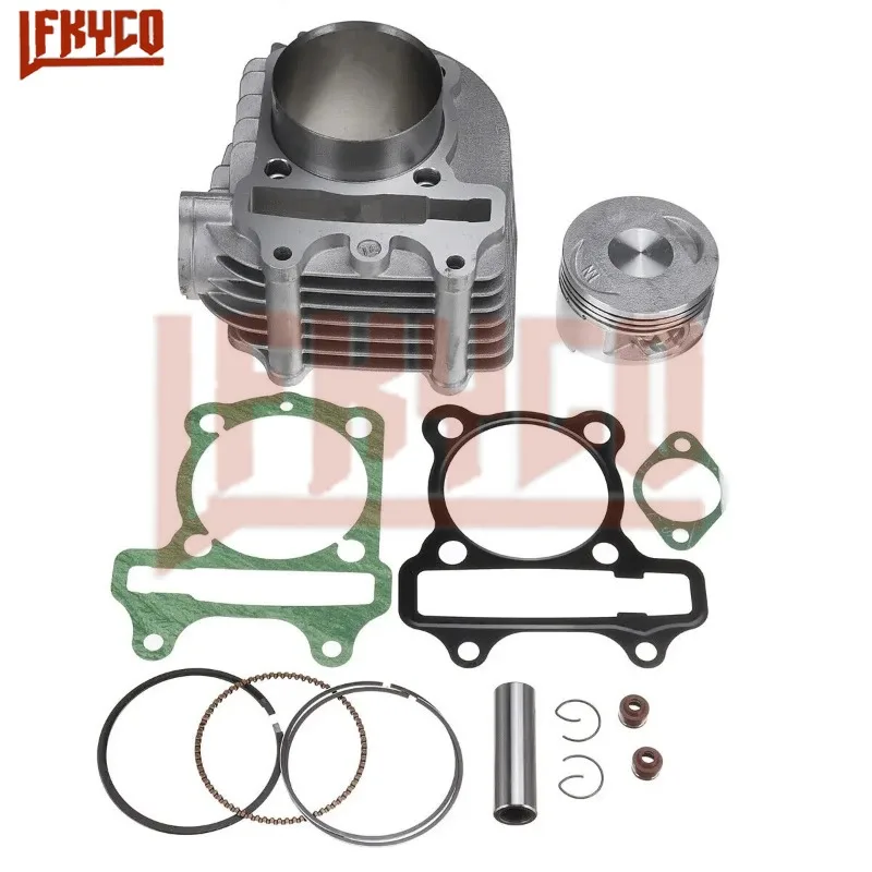 Motorcycle Accessory 61mm Engine Cylinder 150CC Piston Gasket Kit Set Motor for GY6 200CC Big Bore Motoblock ATV Equipment Parts