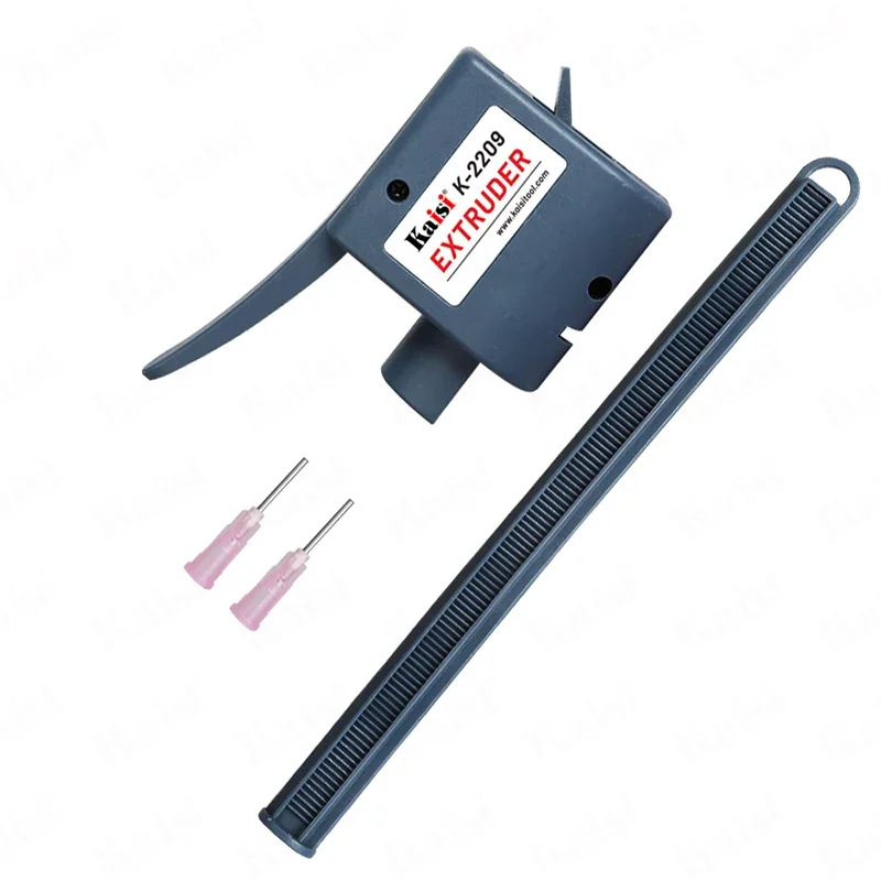Kaisi K-2209 Extruder dosis besar, pistol lem Manual penghemat tenaga kerja untuk 30CC ~ 60CC pasta Solder/minyak Solder/penguat Putter perekat UV