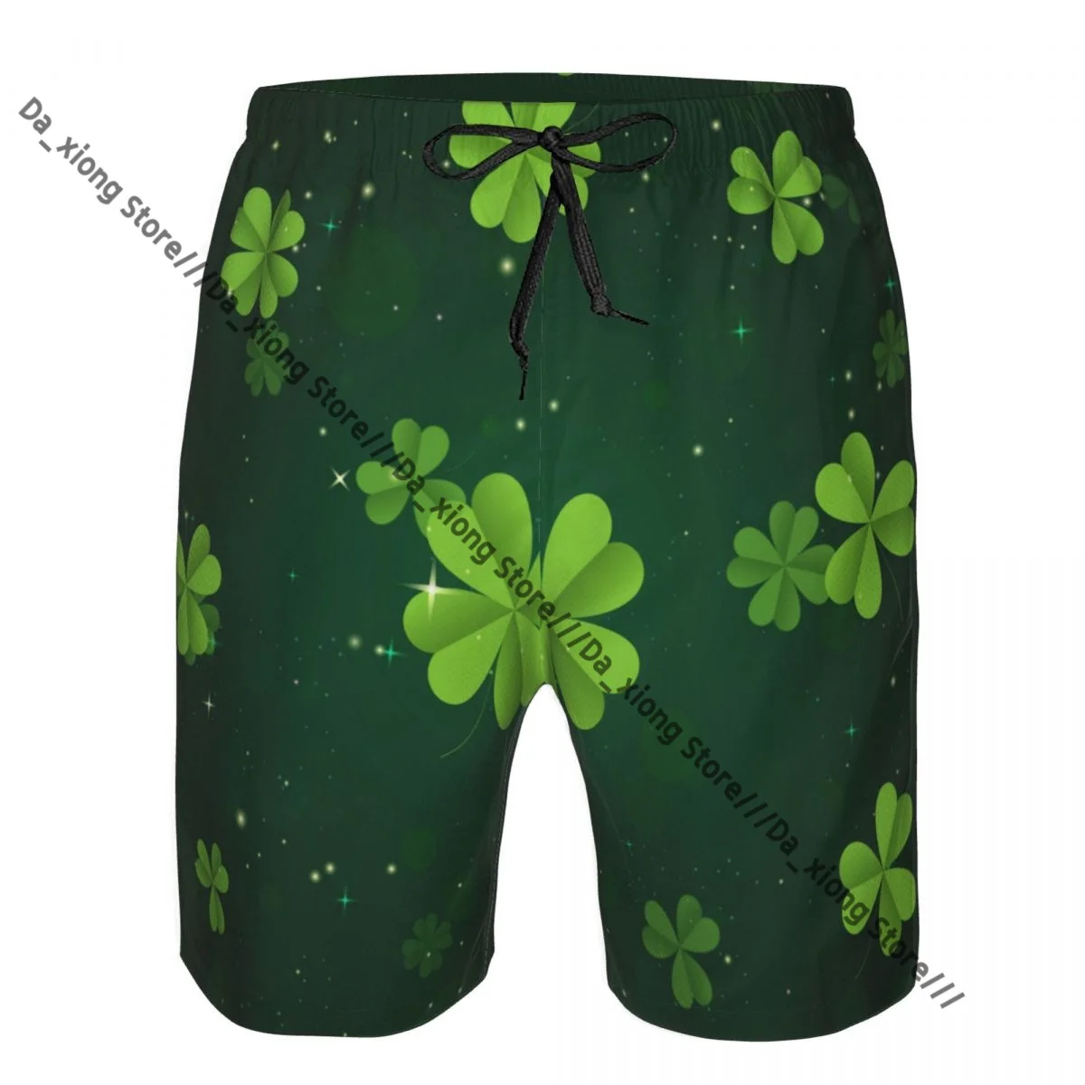Picture 6: Men Beach Short Quick-drying Swimming Trunk Clover Leaves Swimwear Swimsuit Bathing Shorts