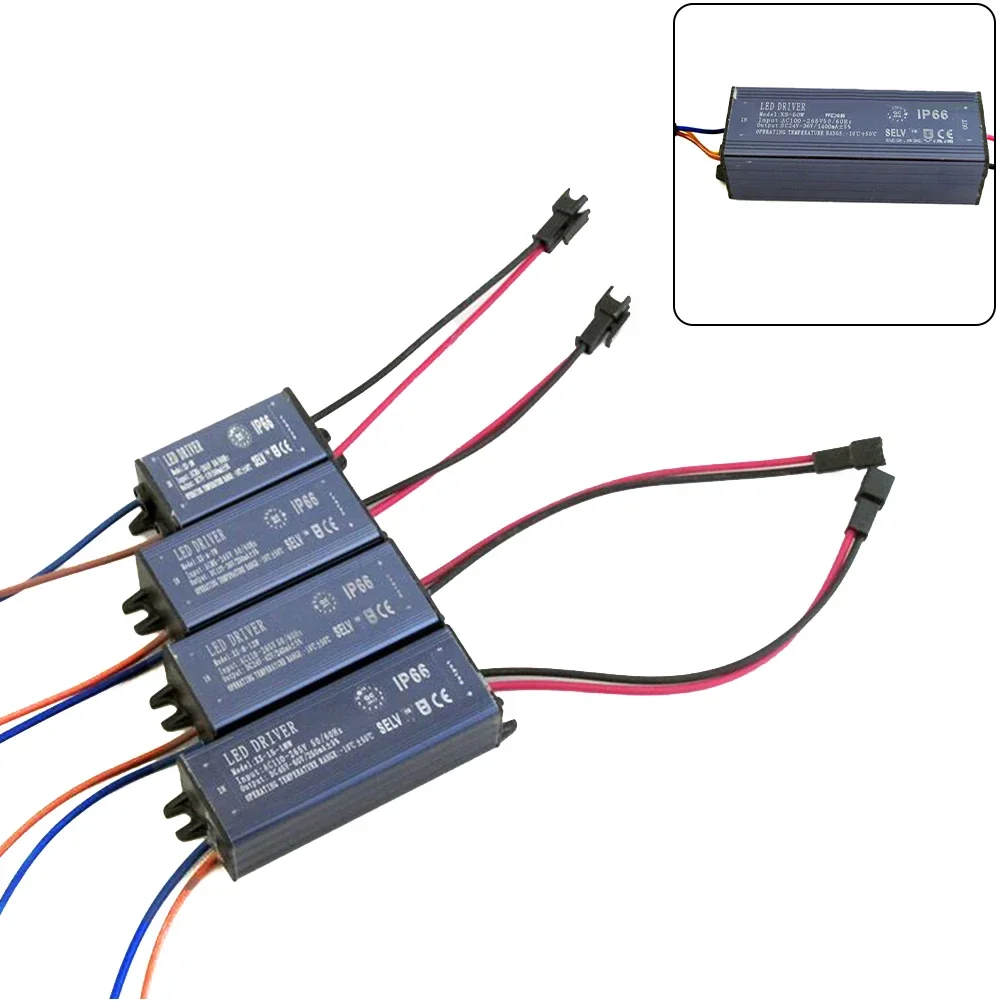 8 Types LED Driver 3W-50W Power Supply Floodlight Lighting Transformer IP65 Waterproof Adapter AC110-265V AC85-265V