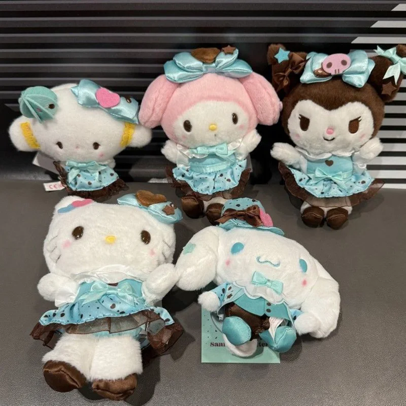 Nuevo Colgante de Muñeca Gato de la Serie Chocolate con Menta, Accesorio Adorable con Temática de Snacks, Perfecto para Amantes de los Gatos y los Amantes de la Comida, Ideal