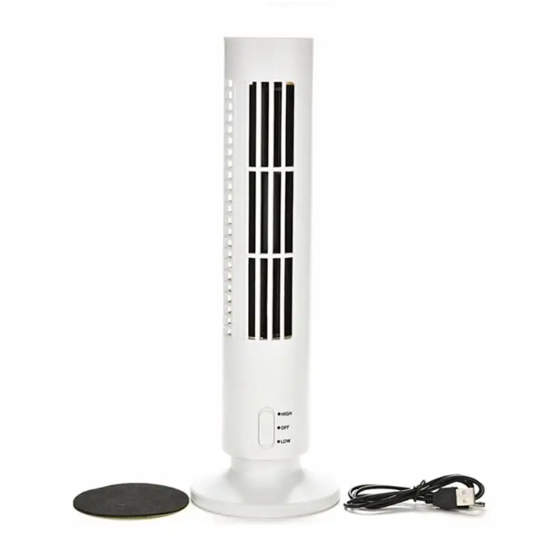

【NEW A39M】 USB Rechargeable Tower Fan, Cooling Portable Fan Standing Bellyless Fan Air Conditioner Bedroom Kitchen Office