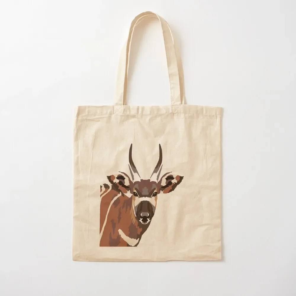 Bongo Portrait Tote Bag shopping bag logo Canvas stote bag Canvas shoulder Custom