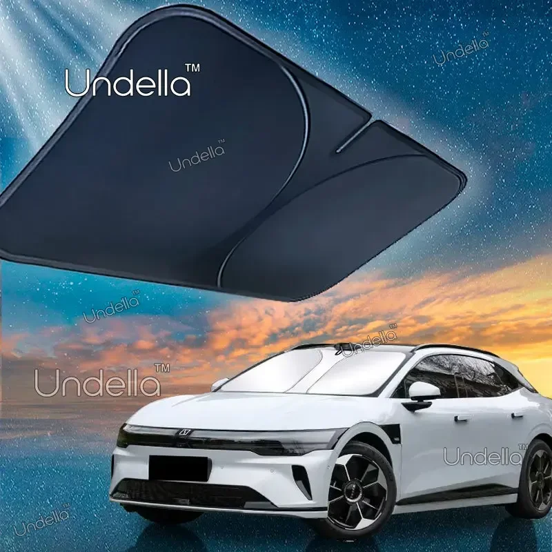 For Zeekr 7GT 2026 2027 Car Foldable Car Sun Visor Front Windshield Sunshade Heat Insulation Cover Anti-UV Interior Accessories