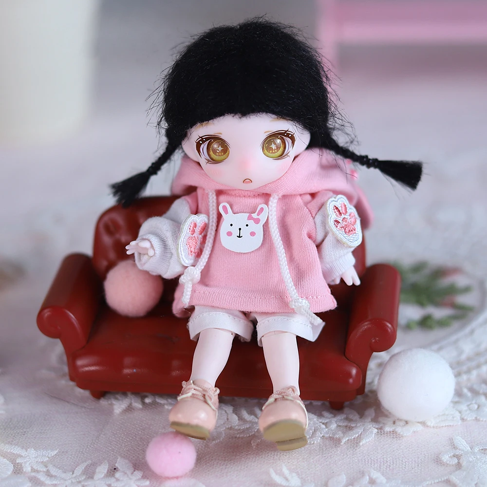 Dream Fairy 13cm OB11 Maytree Doll Collectible Cute Casual Style Kawaii Toy Figures Birthday Gift for Kids