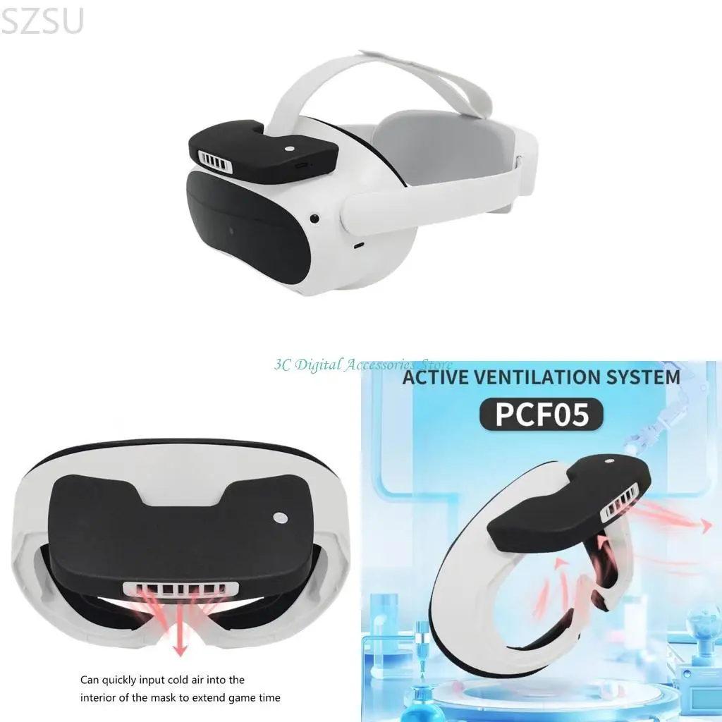 Szsu Cubierta y cubierta lente para Pico 4, máscara para almohadillas para silicona a prueba sudor