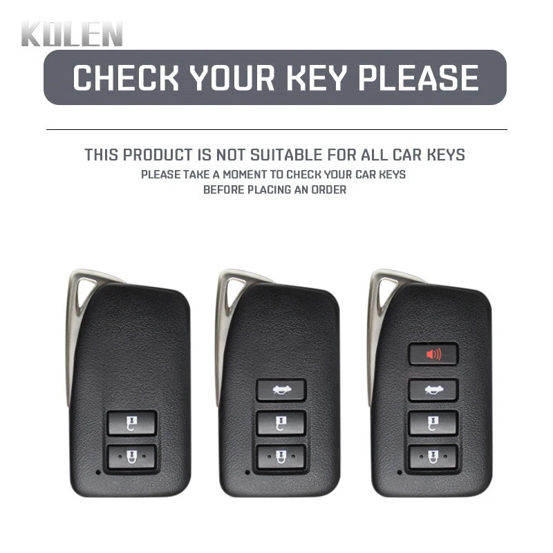 ABS ألياف الكربون نمط سيارة مفتاح القضية غطاء لكزس NX IS RX ES GX LX LS UX GS 200 260 300 350 NX200 NX300 RX350 ES300