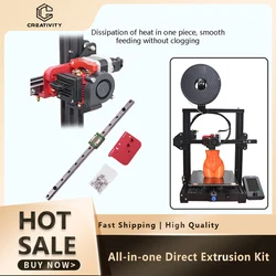 Upgrade Linear Rail Slide Kit With Backplane Bracket MK8 Direct Drive Extruder Feed Replacement Kit For Ender 3 /Pro CR10S