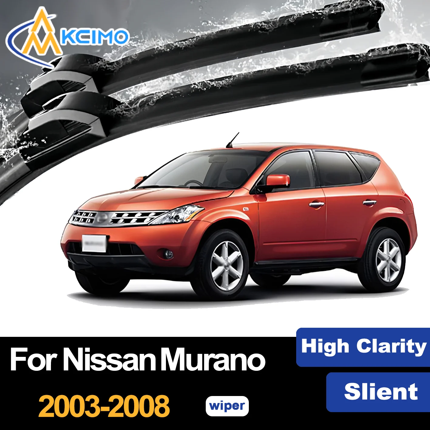 

For Nissan Murano Z50 2003–2008 2004 2005 2006 2007 2008 Front Wiper Blades Car Windscreen Windshield Window Wiper Accessories
