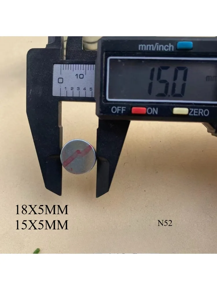 AliExpress NONE N52 15x5 15x8 Strong Magnet Standard Size Bulk Motor Ebike Disc Generator 15*5 15*8 Booster Generation Magnetic Fridge DIY Bulk