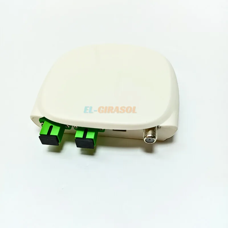 شبكة CATV PON AGC مستقبل الألياف البصرية ، عقدة نشطة مع منفذ RF ، عرض النطاق الترددي 40-و MHz FTTH