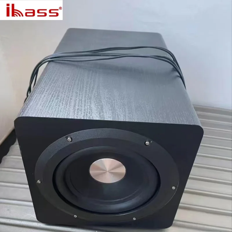Ibass Wooden 6.5 Inch Professional 100W High Performance Pure Bass Active Subwoofer Bookshelf Hi-Fi Home Theater System SU650D