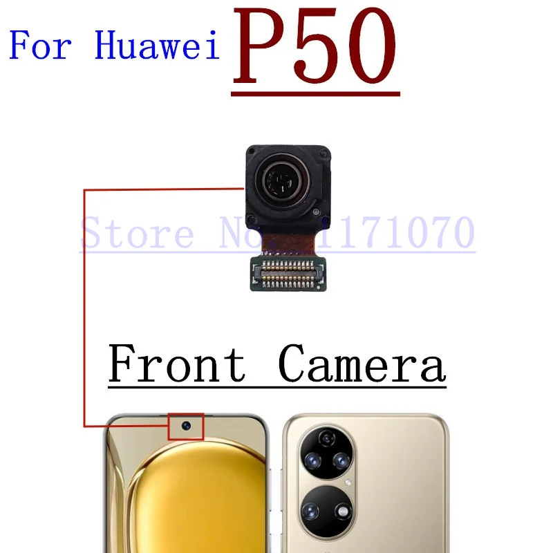 Original Back Camera For Huawei P50 Pro Pocket P50E Rear Camera Module Backside View Replacement Repair Spare Parts