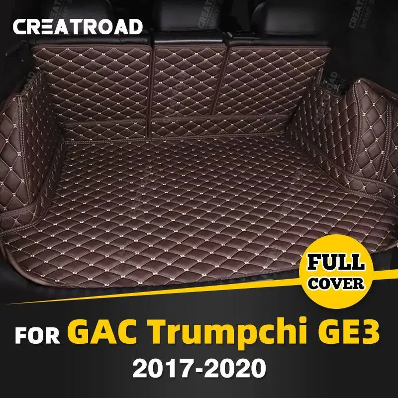 

For GAC Trumpchi GE3 2017-2020 Auto Full Coverage Trunk Mat Car Anti-dirty Pad Protective Pad Cargo Liner Interior Accessories