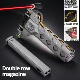 High Precision Automatic Loading Double Row Magazine Continuous Firing Steel Ball Outdoor EDC Competitive Tool