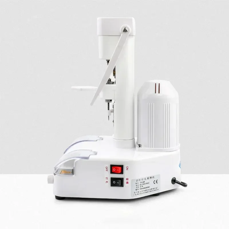 

220V New CP-24B Saw Slot Machine Frameless Lens Punch Glasses Punching Drilling Machine Saw Slot Machine Frameless Glasses