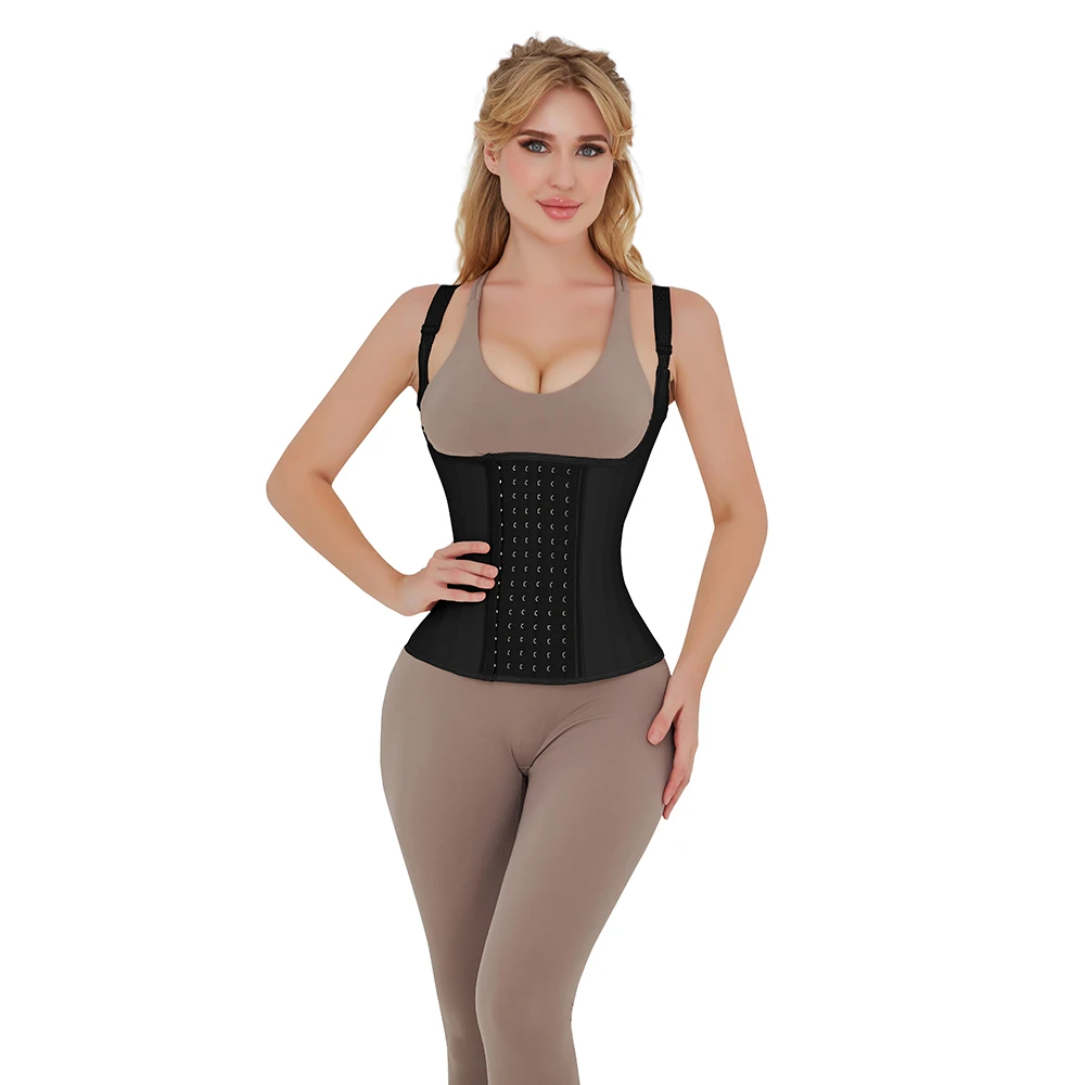 Women Latex Waist Trainer Women Binders Shapers Modeling Strap Corset Colombian Girdles Body Shapewear Faja Shape Sport Vest