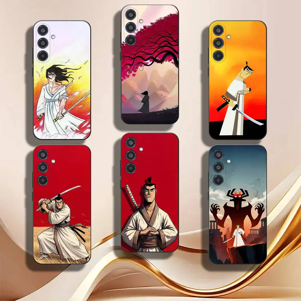 Samurai Jack Phone Case For Samsung Galaxy A12 13 Note 10Pro 20Ultra A20 21 30 31 40 41 A71 72,Lens Protection Safe Cover