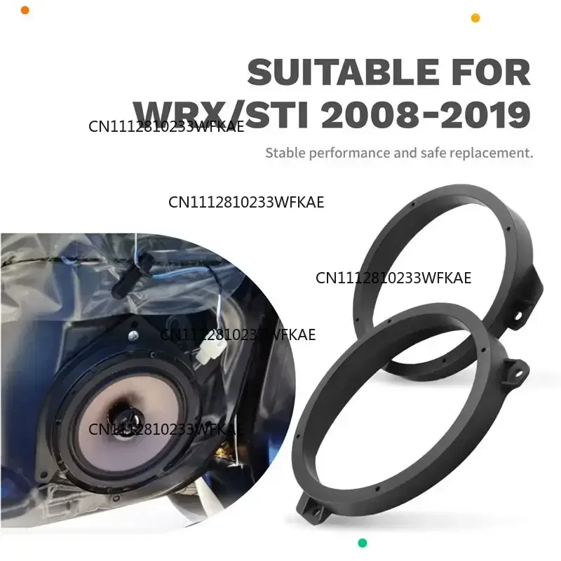 Front Door Speaker Adapter 6.5 Inch For Subaru Forester Impreza Outback WRX/STI Audio Speaker Spacer Ring Bracket Parts - view 3