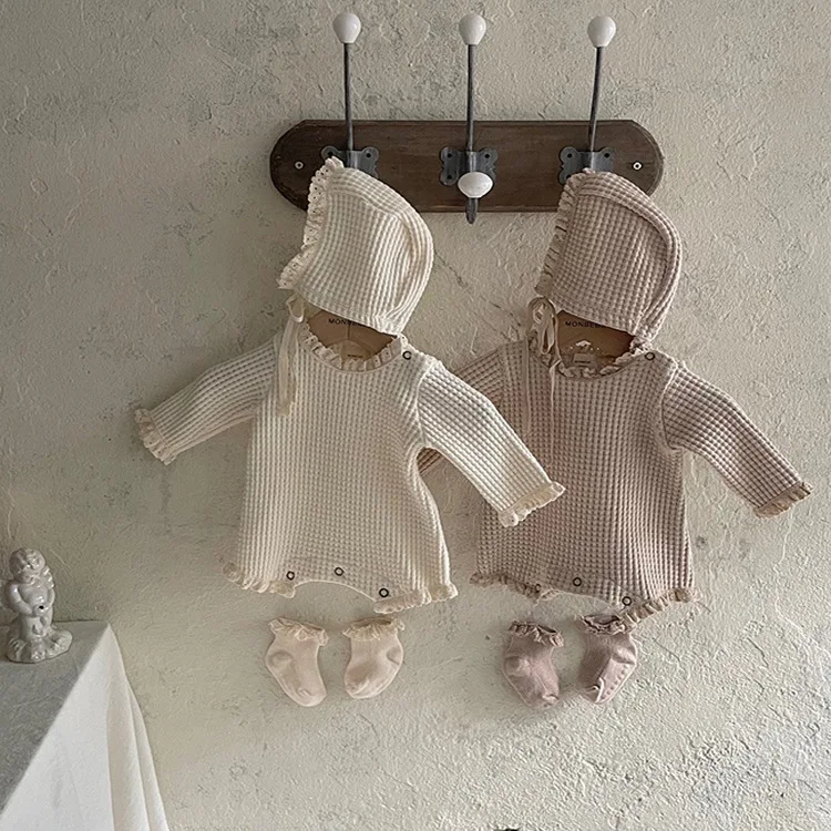 1214A الطفل الهراء Hap 1213B عناصر مطابقة قبعة الكورية الربيع الوليد الطفل قبعة طفل رضيع الملحقات #3