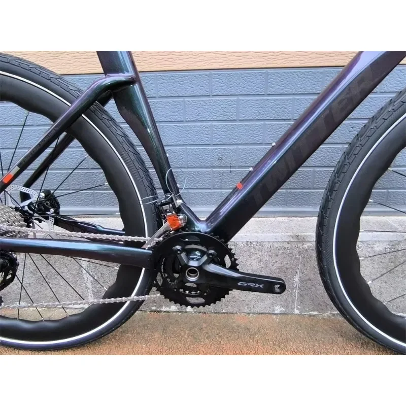 تويتر جرافيل V3 UT/R8020-22Speed قرص الفرامل الهيدروليكية على الطرق الوعرة الصف T900 ألياف الكربون الطريق الدراجة 700*40C دراجة الحصى