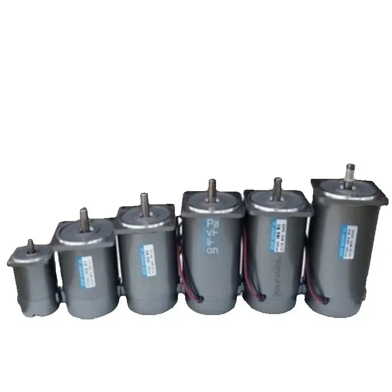 Permanent Magnet DC Motor Optical Axis Motor 15W-600W DC12V 24V 110V 180V 220V 1800rpm 2800rpm 3600rpm