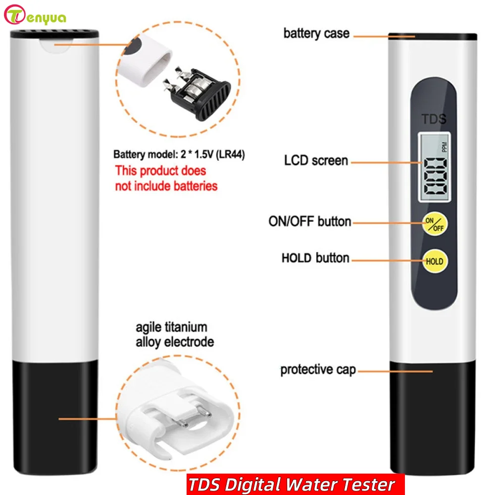 

0-9990 ppm Tds метр цифровой тестер воды наборы для питьевой воды для дома измеритель качества водопроводной воды измерительный инструмент аксессуар