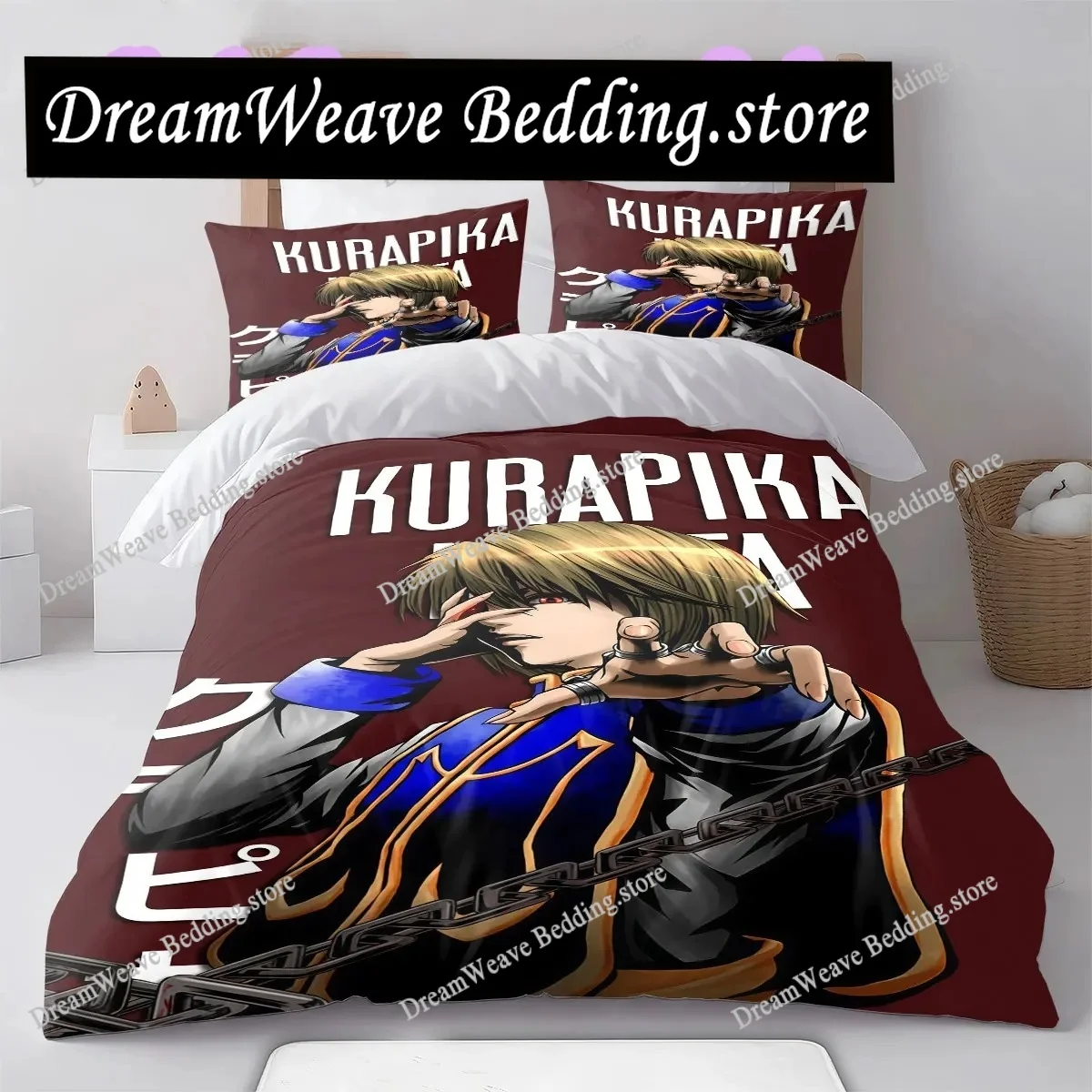 

Zoldyck Family Style Hunter x Hunter Printed Duvet Cover and Bedding Set, Various Sizes