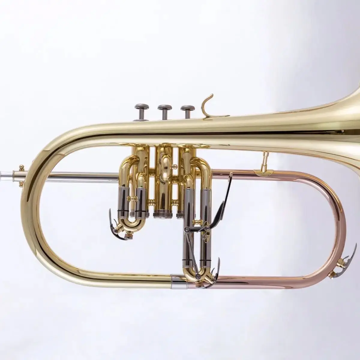 Professional Flugel upgrade white copper material phosphor copper conduit flugelhorn professional-grade tone trumpet horn