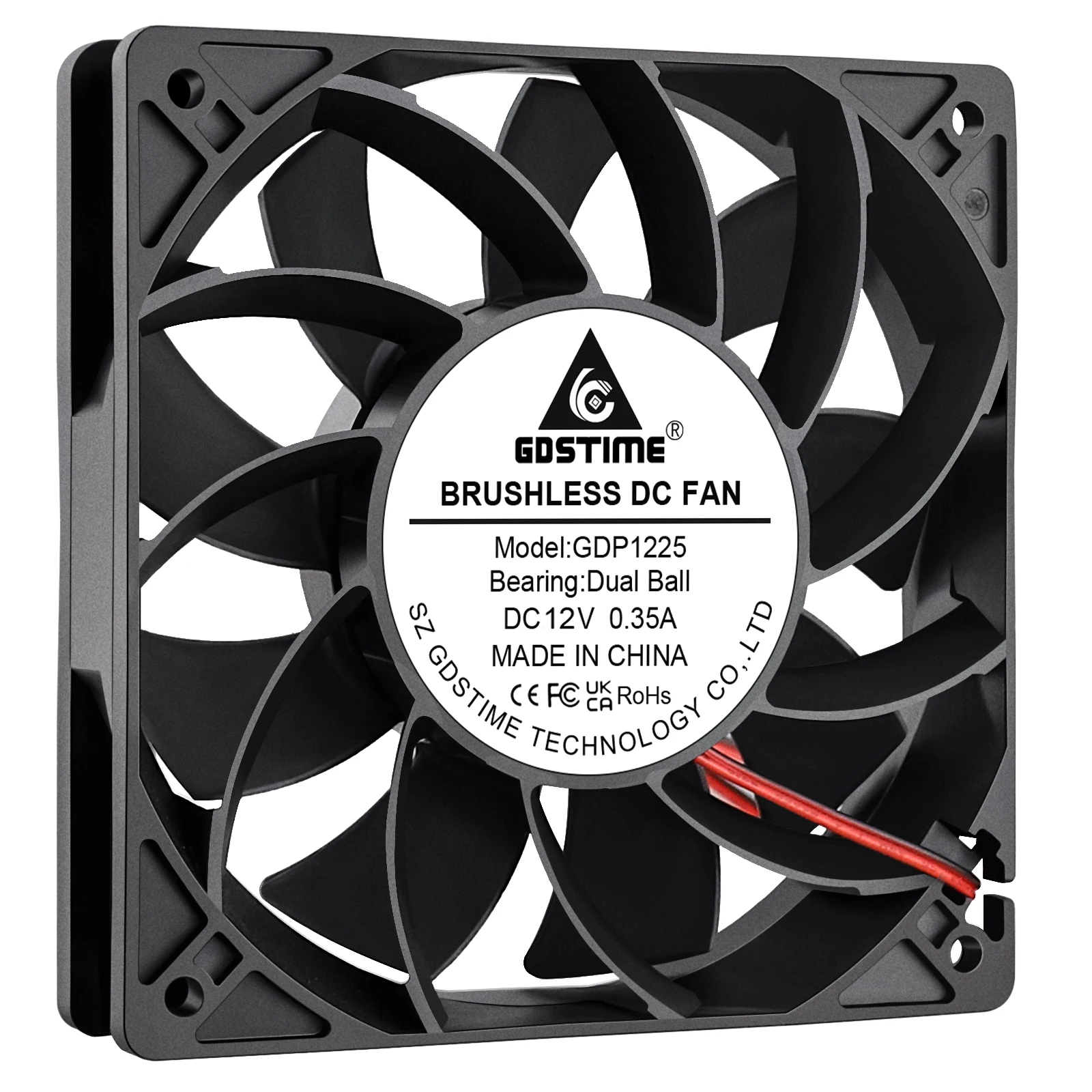 GDSTIME 120x25 مللي متر تيار مستمر فرش برودة 12 سنتيمتر 120 مللي متر جهاز كمبيوتر شخصي وحدة المعالجة المركزية المبرد 12025 ل Btc آلة الهيكل محطة خزانة