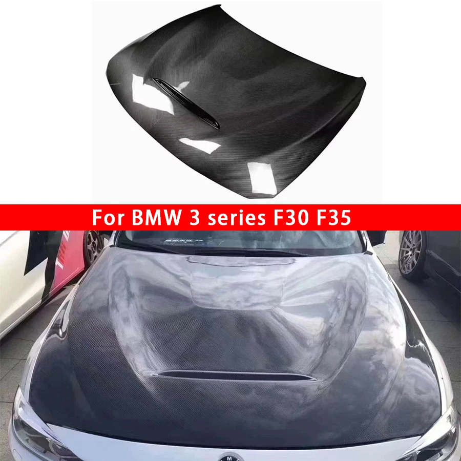 

For BMW 3 Series F30 F35 2012-2019 Carbon Fiber Hood Engine Cover Hood Car Headliner Hood Cover GTS Style Upgrade body kit