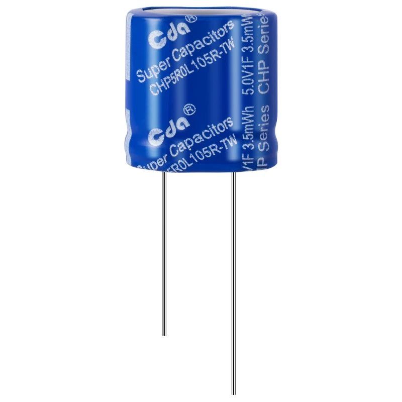 CHP Super Capacitors CDA 5V  0.47F 1F 1.5F 2.5F 5F 7.5F Farrah SuperCapacitors Ultra Capacitor