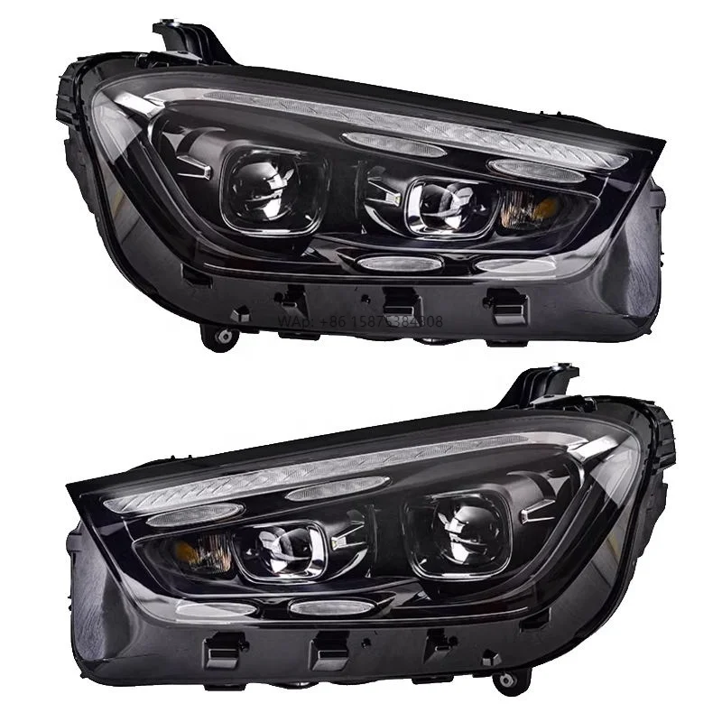 For Gle W167 Digital Headlight 2024 2025 LED Headlamp GLE400 450 300d  GLE53 43 GLE63 Geometric Light