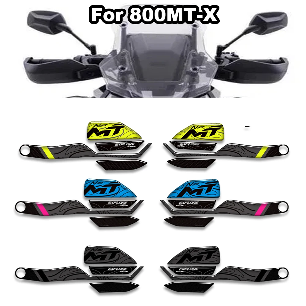 For CFMOTO 800MT-X 800MT 800 MT - X 2024- Motorcycle Handguard Tank Pad Stickers Windshield  Windscreen fender Fairing Protector