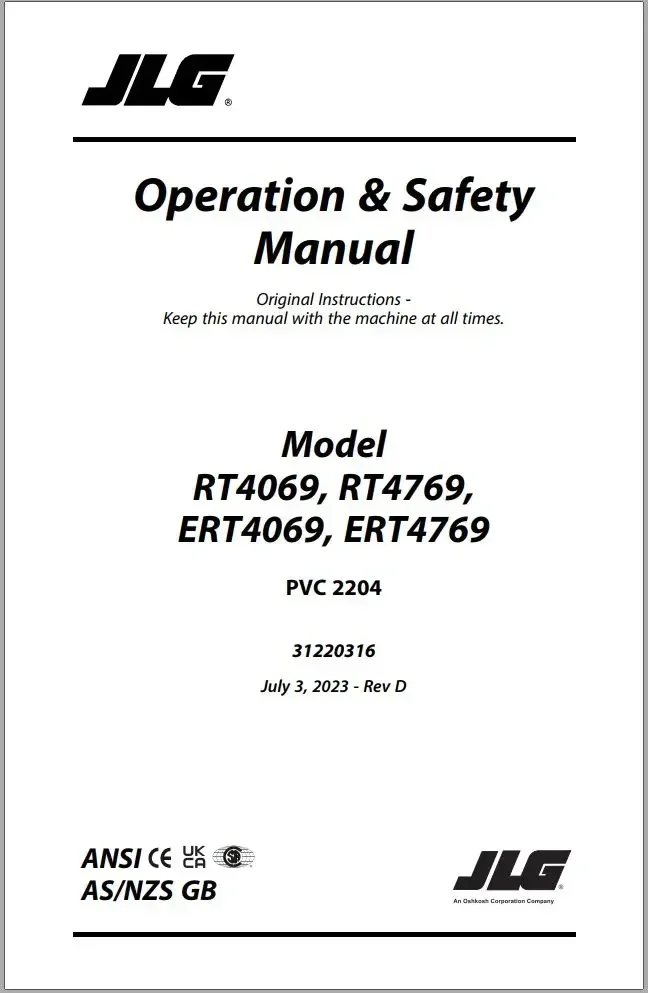 EPC-SOFTWARE Operation Service Parts Catalog Manuals and Schematic for JLG Forklift