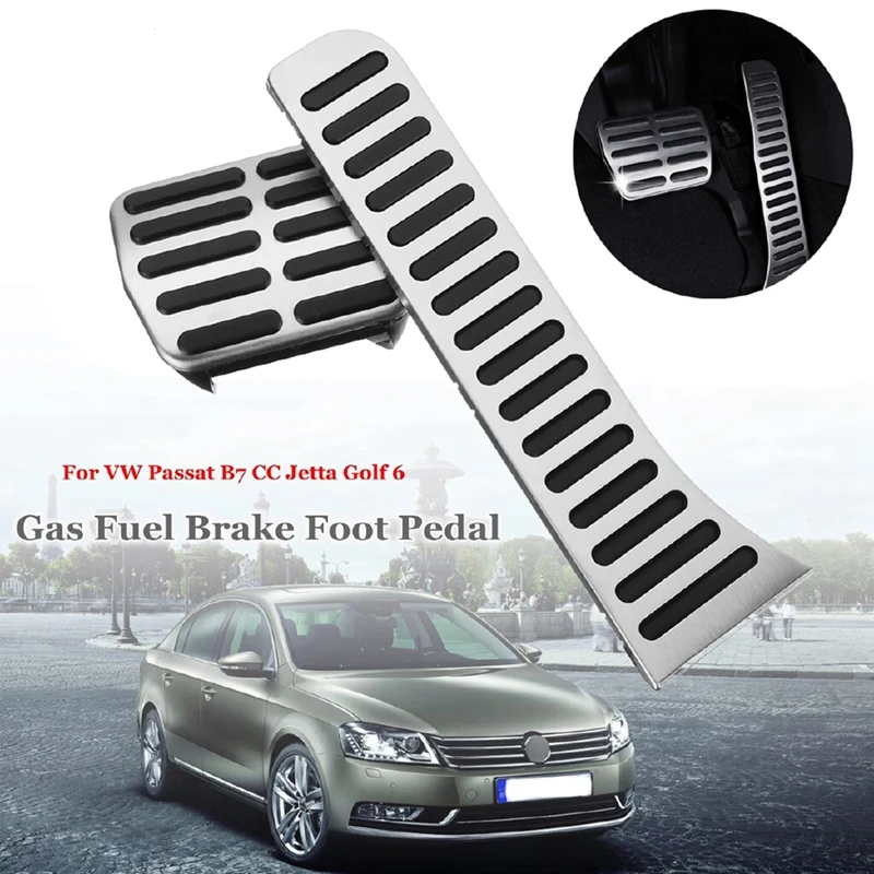 Car Accelerator Fuel Brake Foot Pedal For -Passat AT B7 CC Jetta Golf 6 RHD