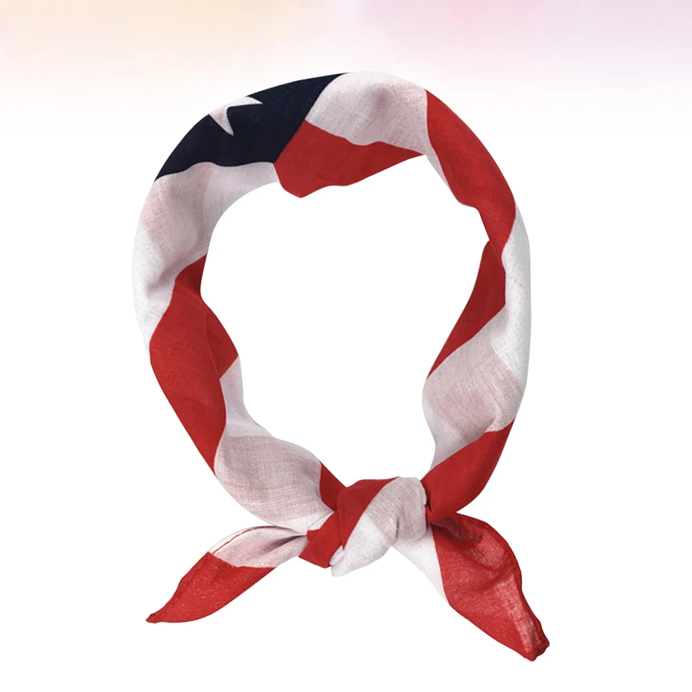 

3Pcs American Flag Printed Headscarf Soft Breathable Unisex Outdoor Headband Fashion DIY Hair Band Printed Headscarf